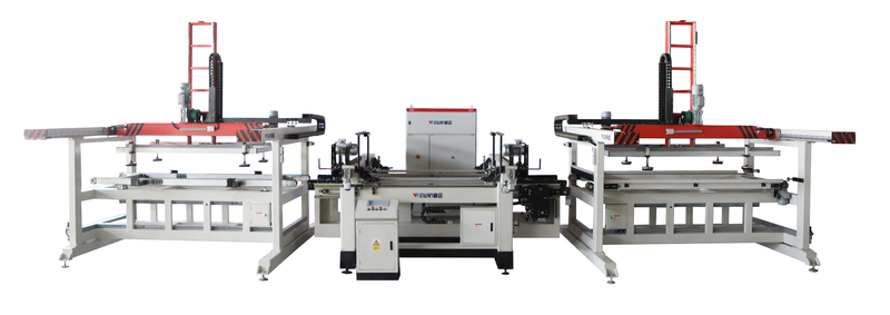 Four-edge trimming saw machine