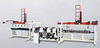 Two-edge trimming and cutting saw machine